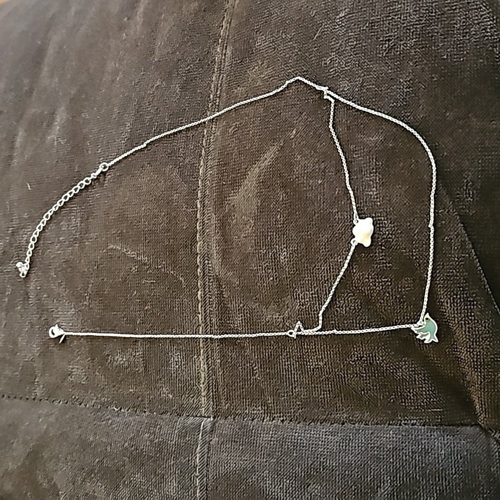 2 for $25 Bird & cloud necklace